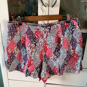 Loft sz L pull on shorts pockets euc